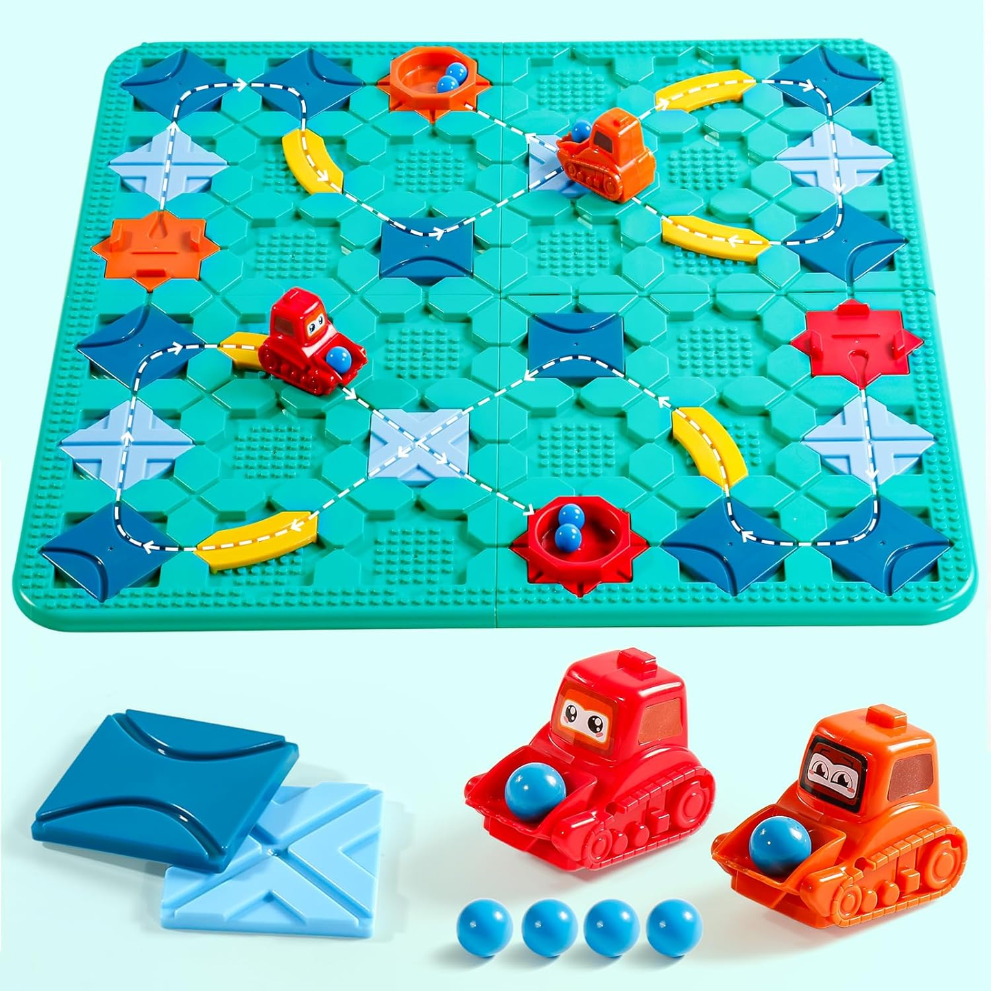 Jeux de construction de route logique