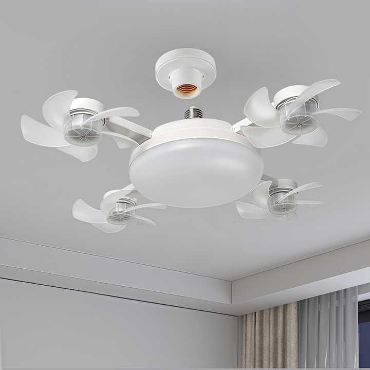 Ventilateur de Plafond 4 Têtes