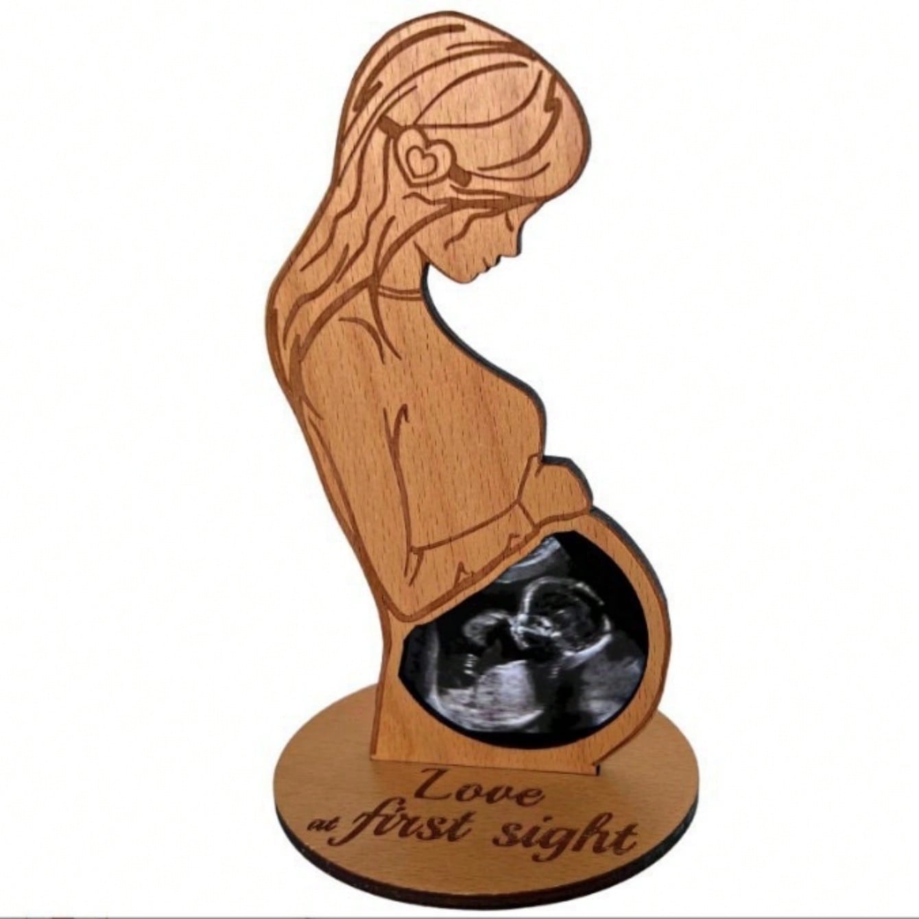 Cadre Échographie Femme Enceinte