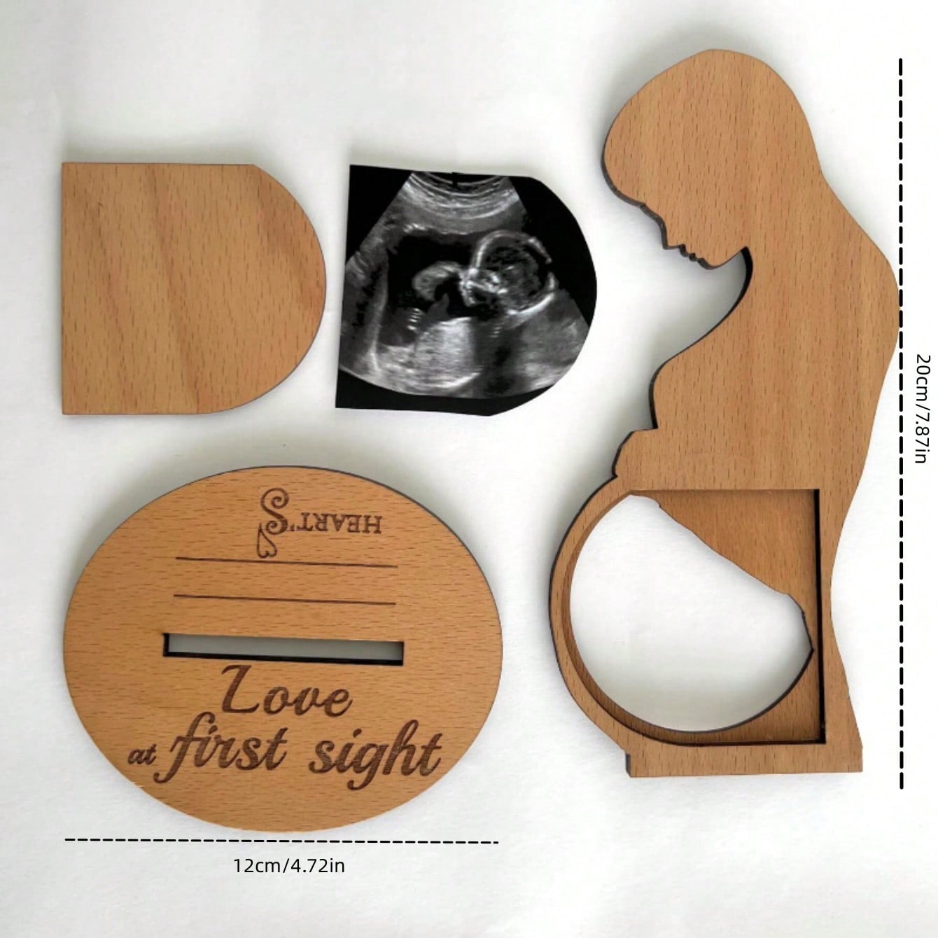 Cadre Échographie Femme Enceinte