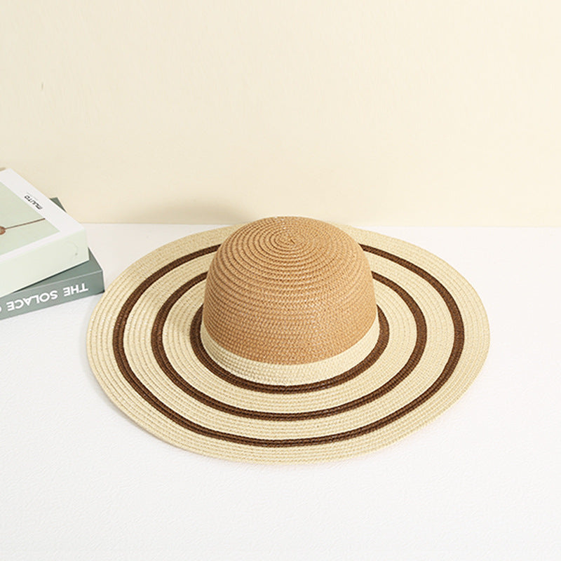 Ensemble chapeau et sac a motifs cercle noir