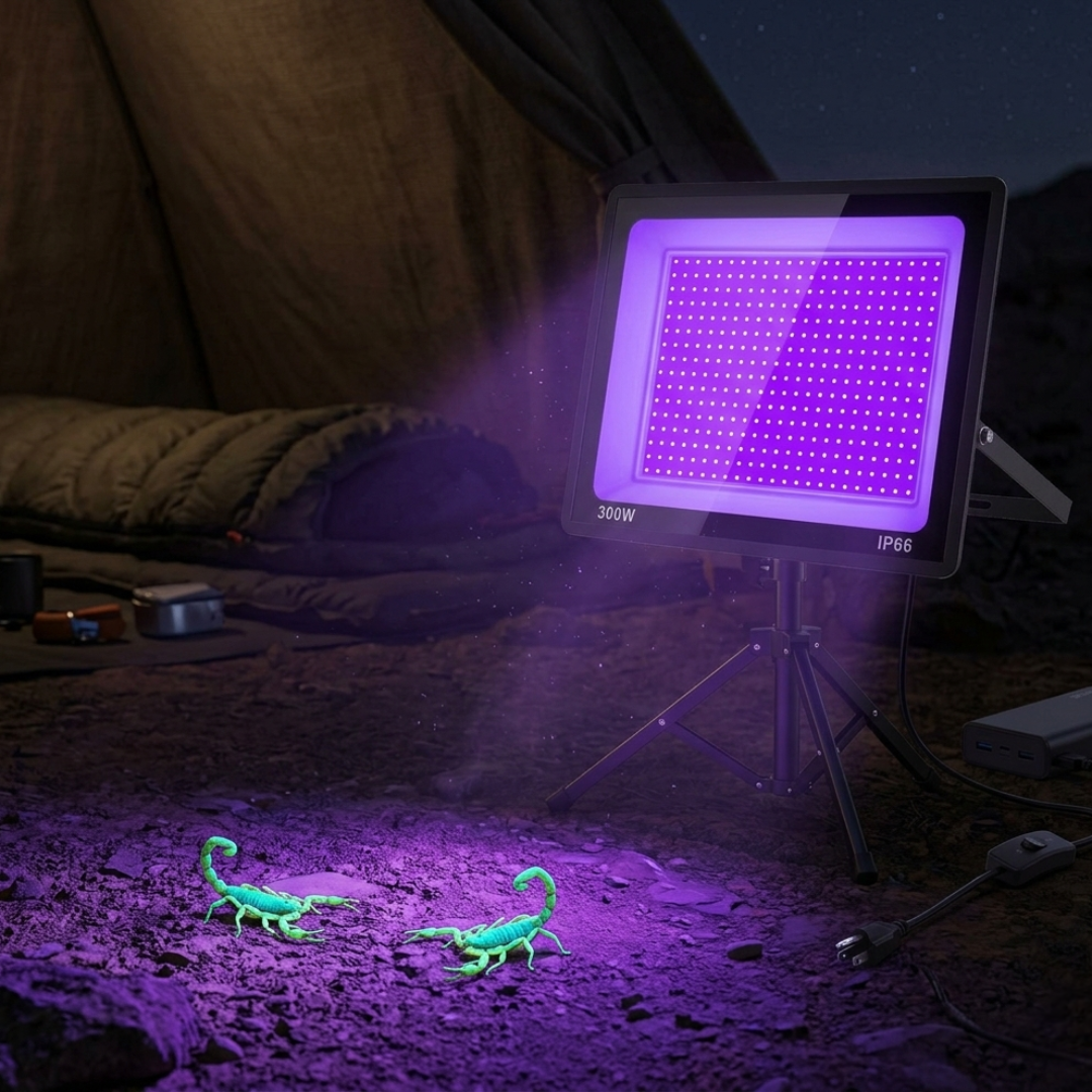 مصباح بالأشعة فوق البنفسجية لكشف العقارب