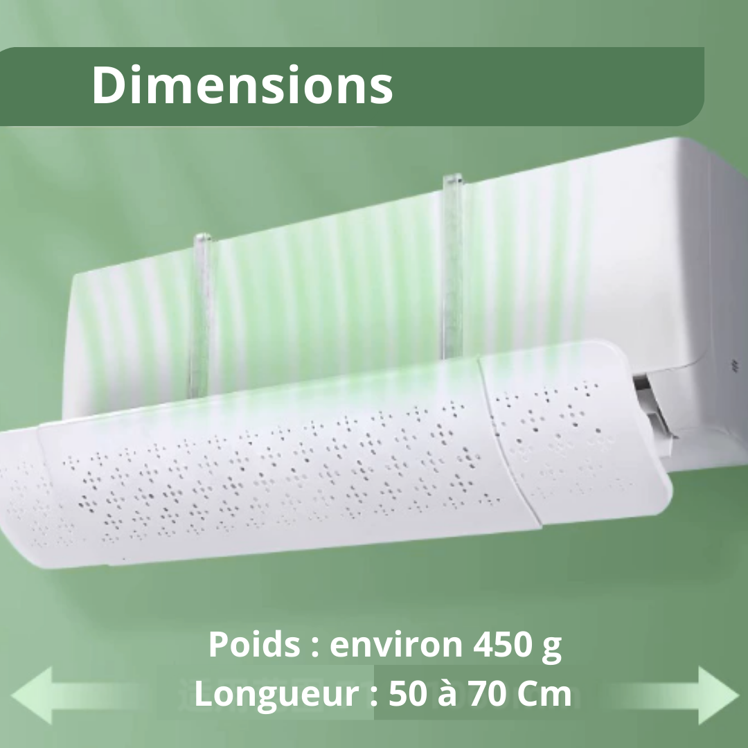 Déflecteur d’air pour climatiseur