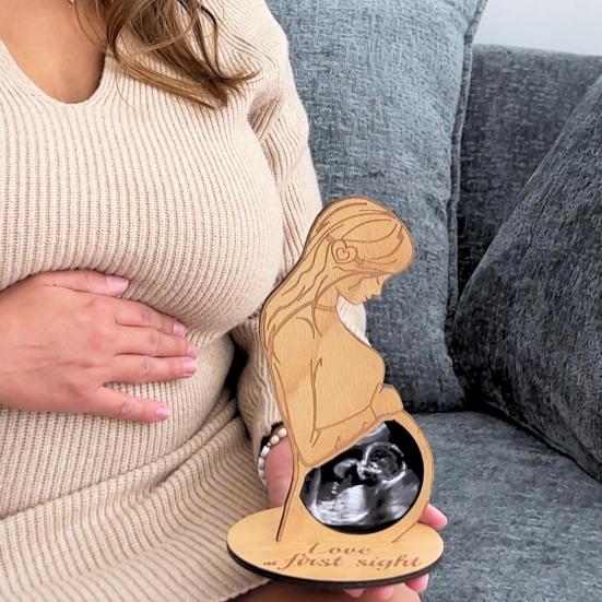 Cadre Échographie Femme Enceinte