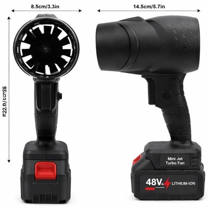 Souffleur avec 2 batteries 48V