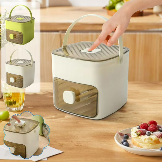 Boîte à Glaçons 2-en-1 avec Distributeur