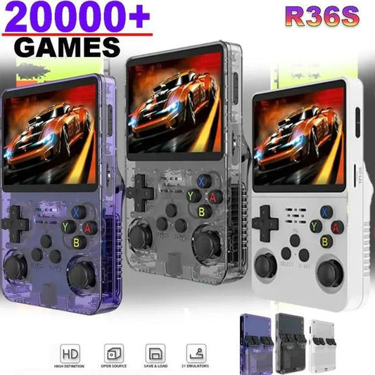 R36S Console de Jeu Portable Rétro