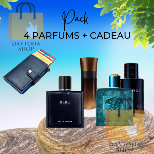 Pack 4 parfums + Cadeau