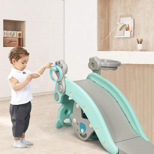Toboggan Bébé avec Bascule 4-en-1