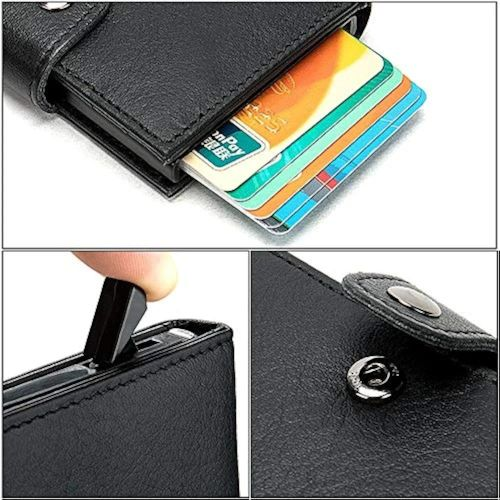 Pack Boîte à Mouchoirs en Cuir + Porte cartes