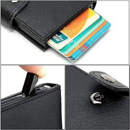 Pack Boîte à Mouchoirs en Cuir + Porte cartes