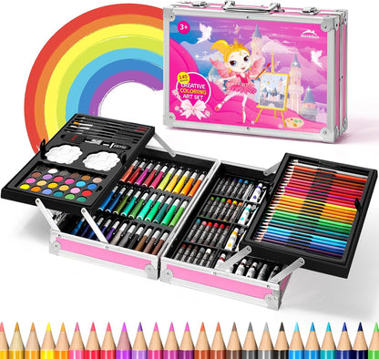 Kit de dessin pour enfants 145 pieces