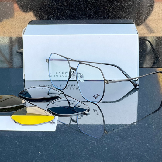 Lunettes de soleil à clip magnétiques 3 en 1