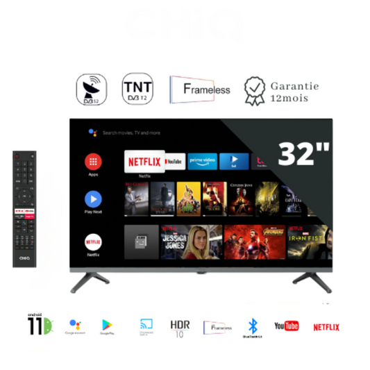 TRON Smart LED TV 32P9 Avec Abonnement IP