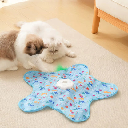 jouet interactif pour chat en forme d'étoile