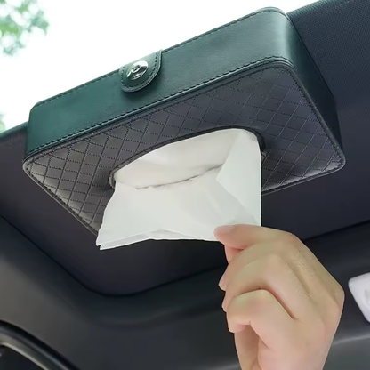 Pack Boîte à Mouchoirs en Cuir + Porte cartes