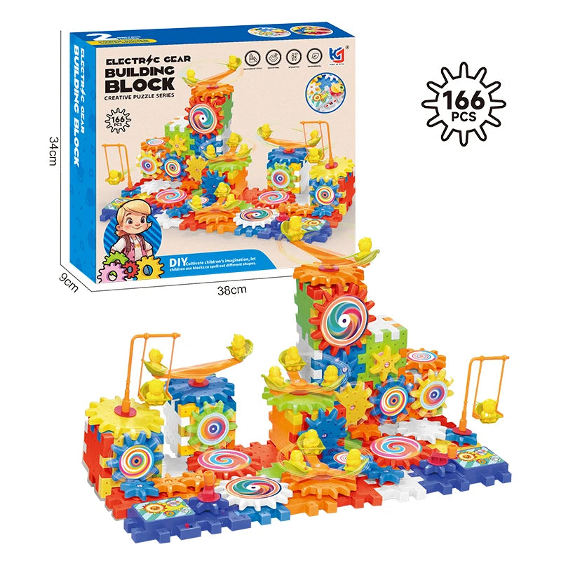 Jouet de Construction à Engrenages