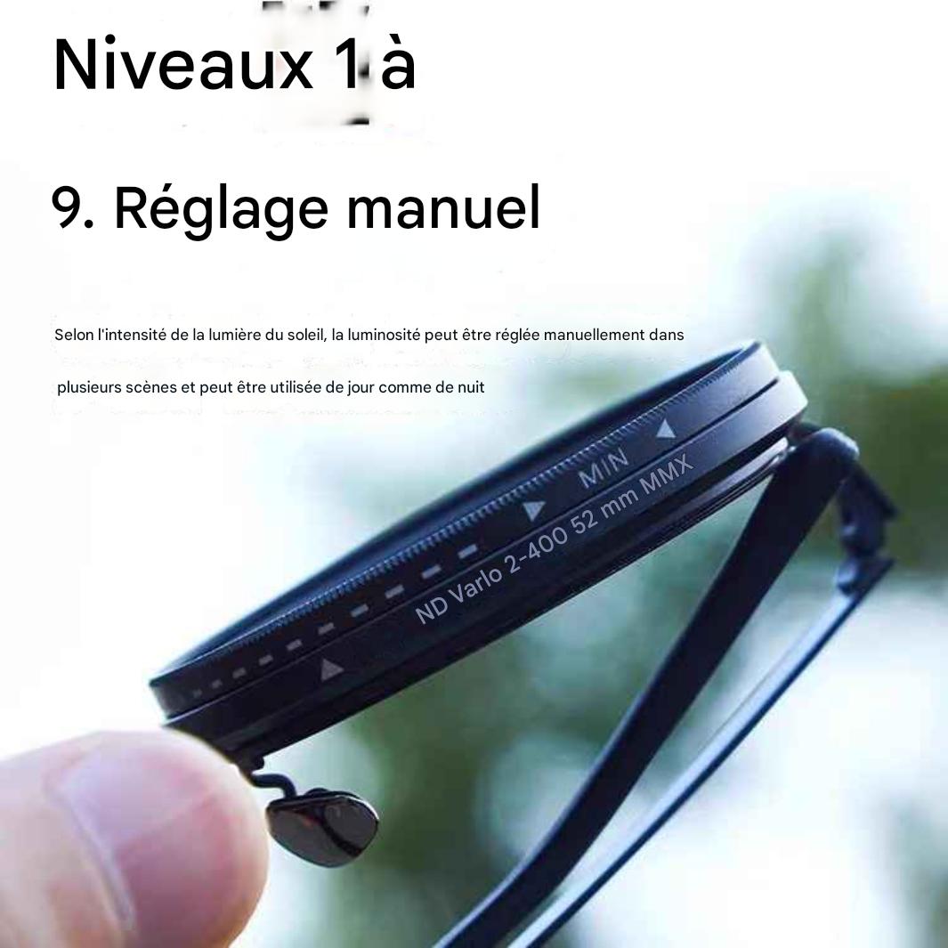 Lunettes de soleil à rotation infinie
