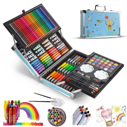 Kit de dessin pour enfants 145 pieces