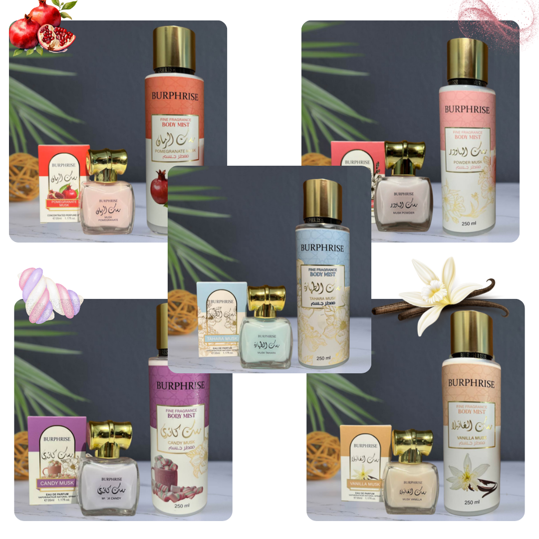 pack 2 Parfums + 2 musk
