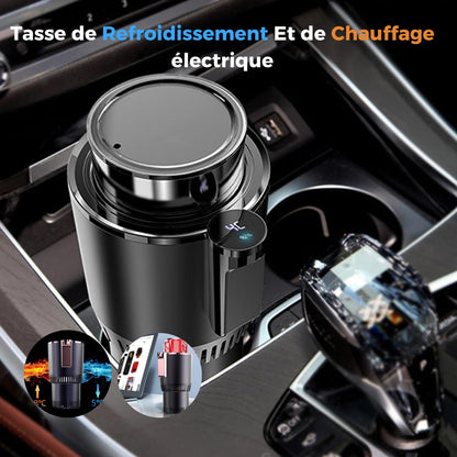 Porte-gobelet de voiture intelligent chaud et froid 2 en 1 + cadeau