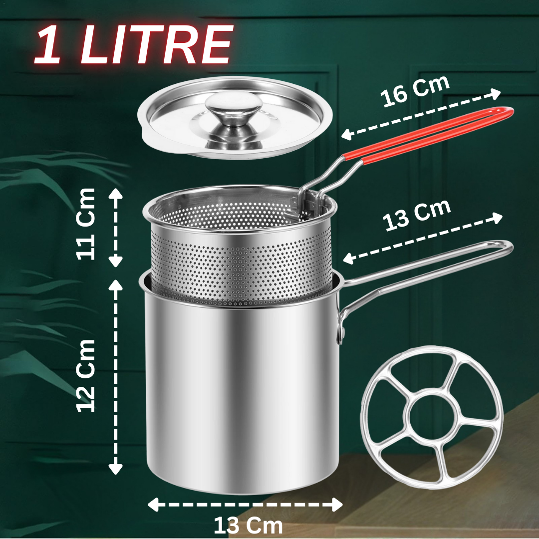 Friteuse multifonctionnelle en acier inoxydable